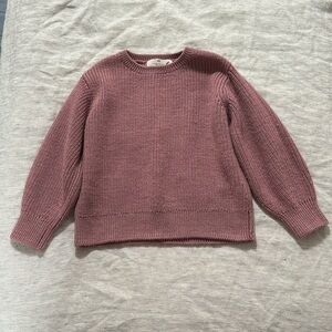 H&M 100% Merino Wool Rib Knit Sweater 5T/6 EUR 110/116 SOFT